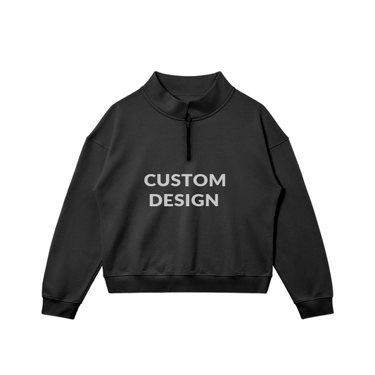 CUSTOM HALF ZIP SWEAT