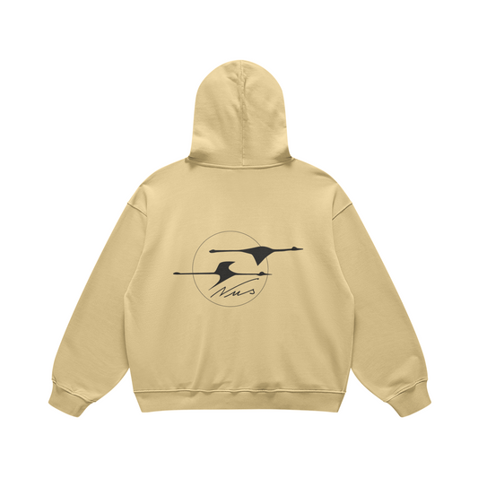 SWAN HOODIE DESERT SAND