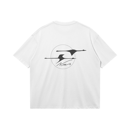 SWAN TEE WHITE