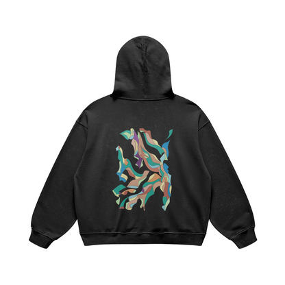 NATURE HOODIE FADED BLACK