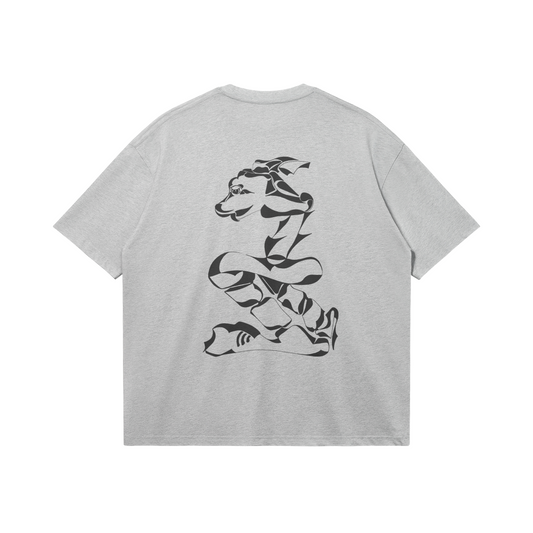 DRAGON TEE HEATHER GRAY