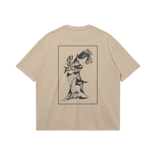 YUKI TEE LIGHT KHAKI