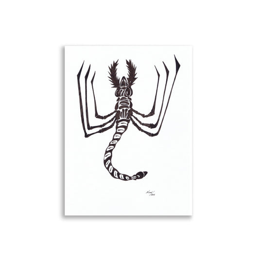 SCORPION - WALL ART A3